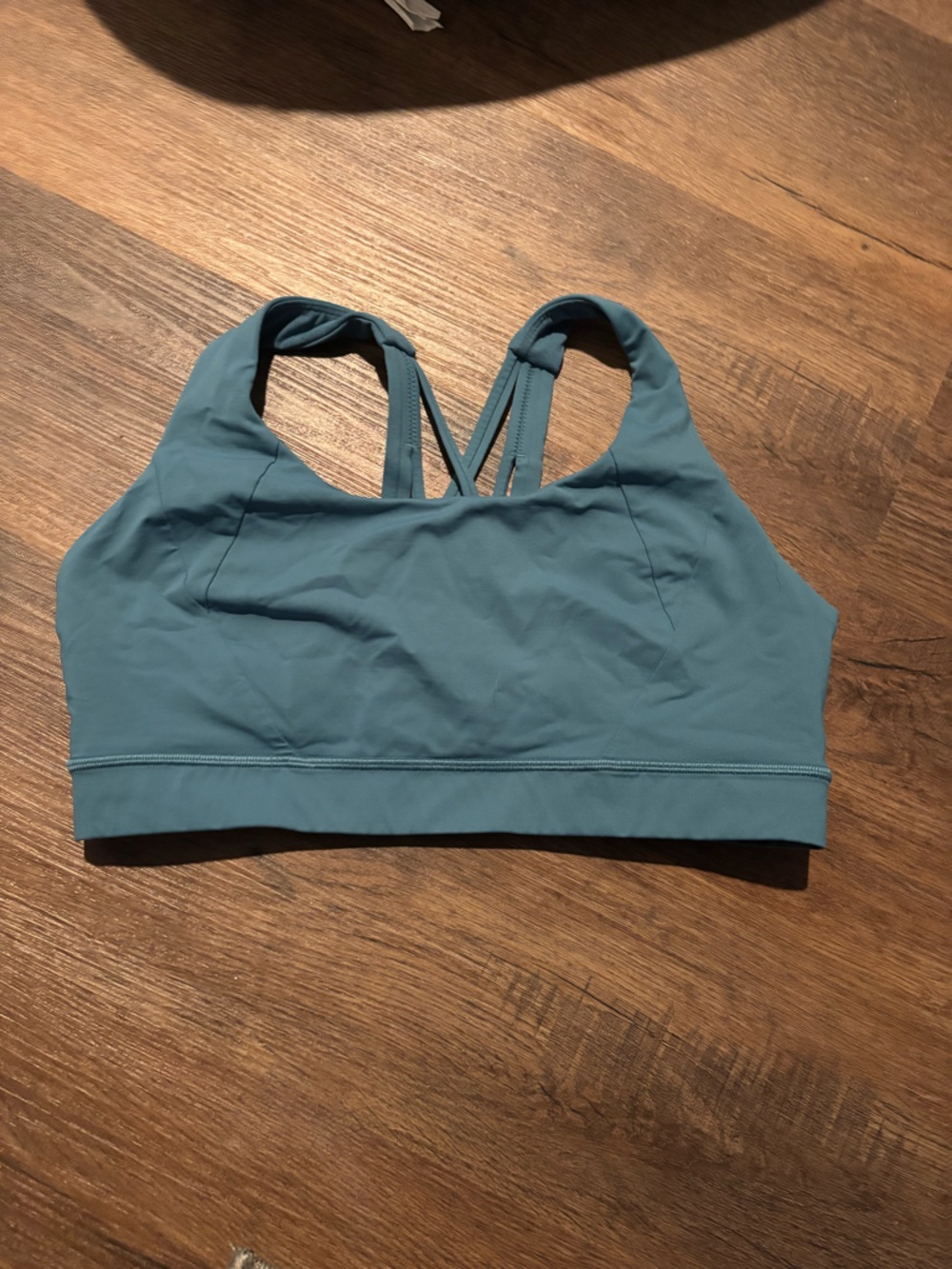 lululemon athletica Teal Blue Strappy Sports Bra